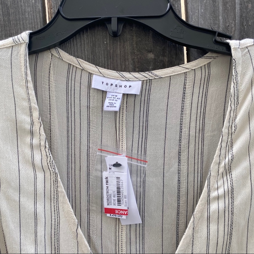 Topshop button front romper - Picture 3 of 5